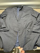 Jack Victor Super 100 Wool Crepe Weave Tonal Plaid Suit Men's 2 Button