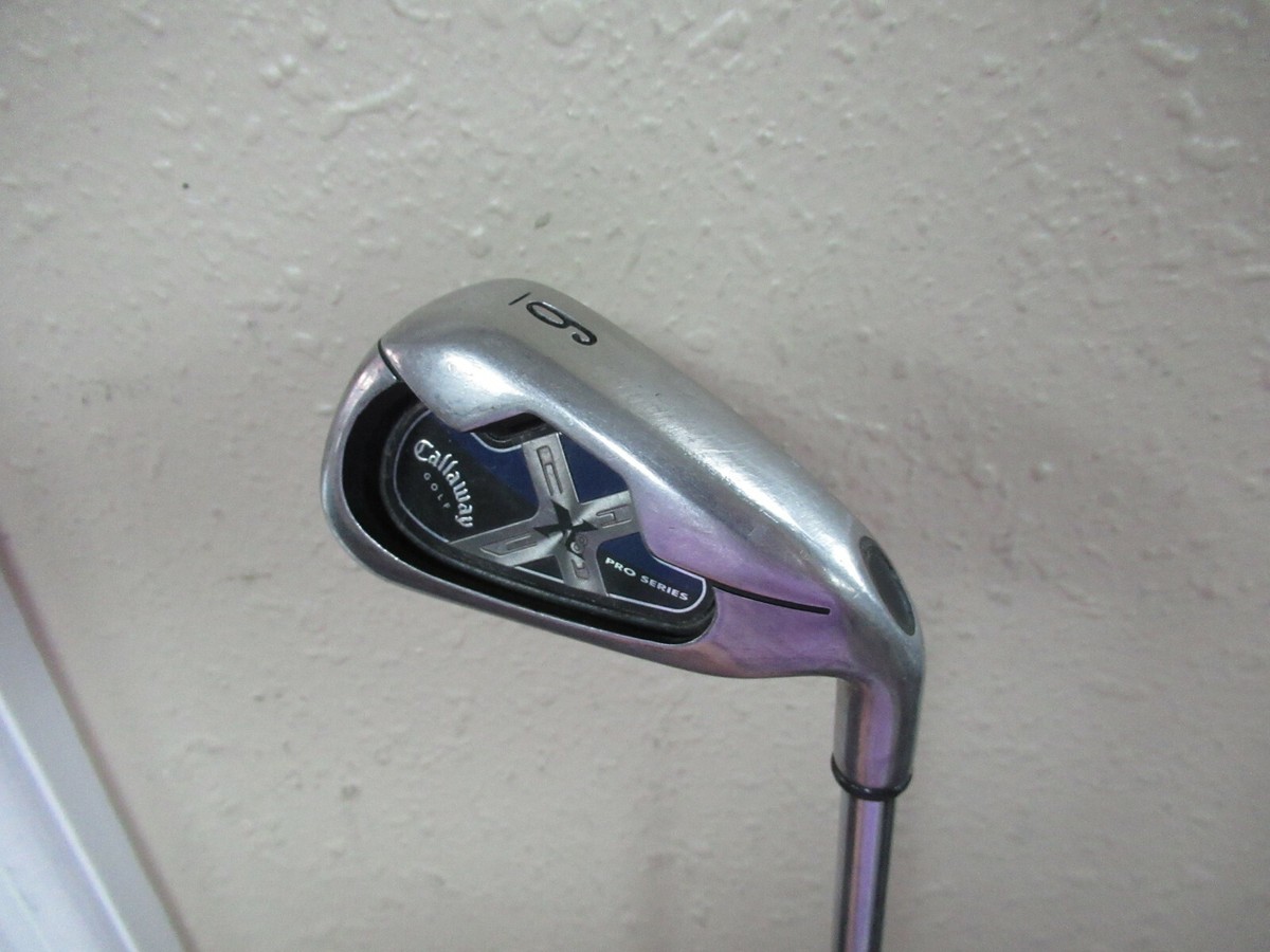 CALLAWAY X18 PRO SERIES 6 IRON FACTORY DYNAMIC GOLD S300 STIFF