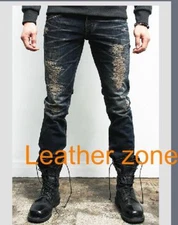 Men black military leather boots, Men combat boots, Mens Military style boots