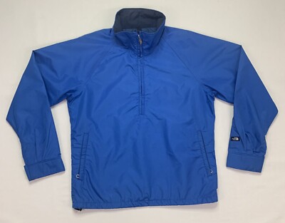 ジャケット・アウター 80s The North Face Half Zip Gore-Tex VTG The North Face Gore Tex Men's Large L Blue 1/2 Zip