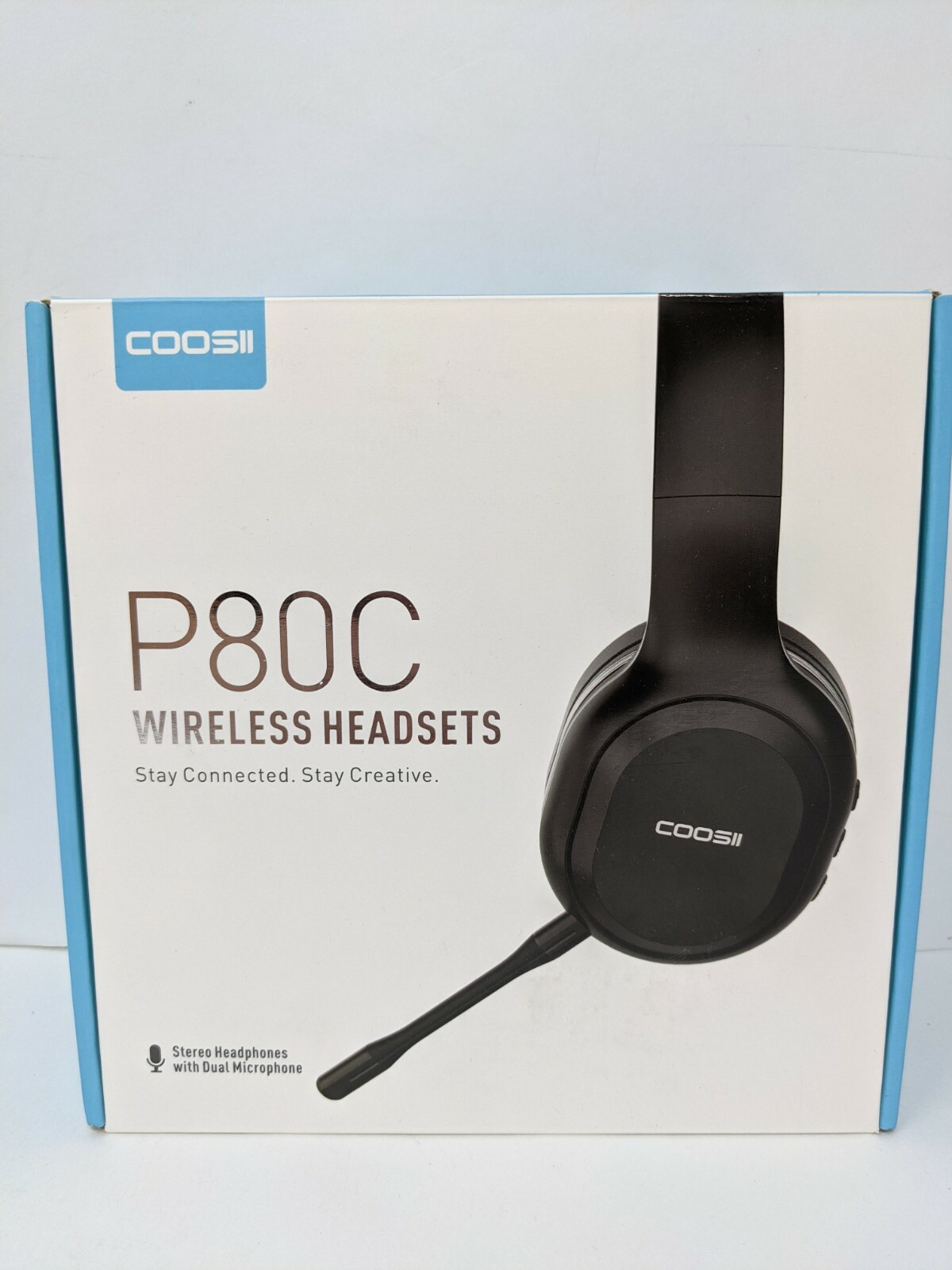 COOSII Bluetooth Wireless Headphones Foldable w/ Noise Cancelling Dual Mic P80C | eBay