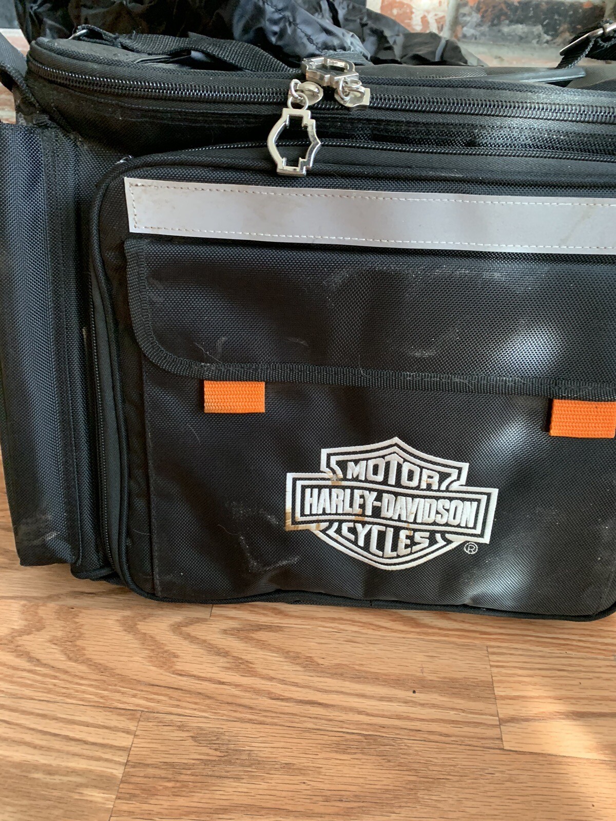 Harley Davidson Picnic Set Black Insulated Picnic Travel Cooler Bag