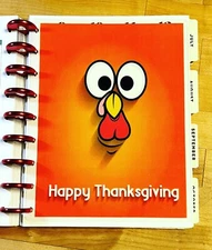 Gobble Thanksgiving Fall DASHBOARD 4 use w/ Classic Happy Planner~