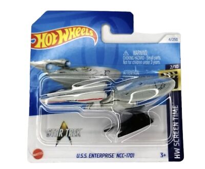    HOT WHEELS STAR TREK U.S.S. ENTERPRISE NCC- 1701 1/64 SCALE new 3+   