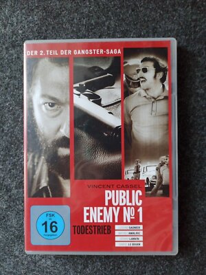 Public Enemy No.1 - Todestrieb (DVD) Rarität ! sehr guter Zustand !