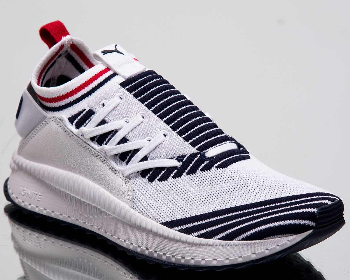 Puma TSUGI Jun Sport Stripes Men New White Red Lifestyle Sneakers 367519-01  | eBay