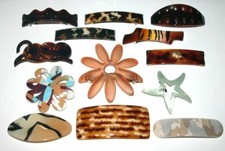Hair Barrette Clip Women European Metal Vintage Novelty Unique Made in France