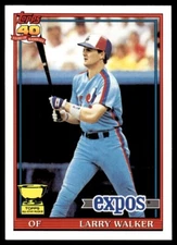 2011 Topps 60 Years of Original Back Larry Walker Montreal Expos #60YOT-99_