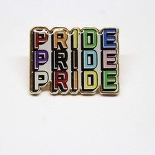 Colorful Pride Rainbow LGBTQ Pin Gay Pride Lapel Enamel Collectible