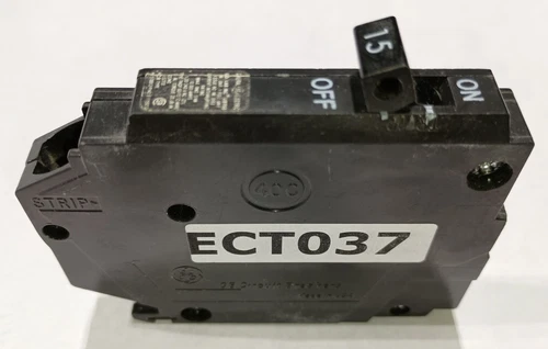 NEW GE THQP115 15A 120V 1 POLE TYPE THQP CIRCUIT BREAKER HACR SWD 15 AMP