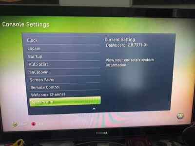SELTENER BESTAND 7357 NXE DASHBOARD XBOX 360 REFUR'BED AV PRO WEISS KONSOLENEINHEIT