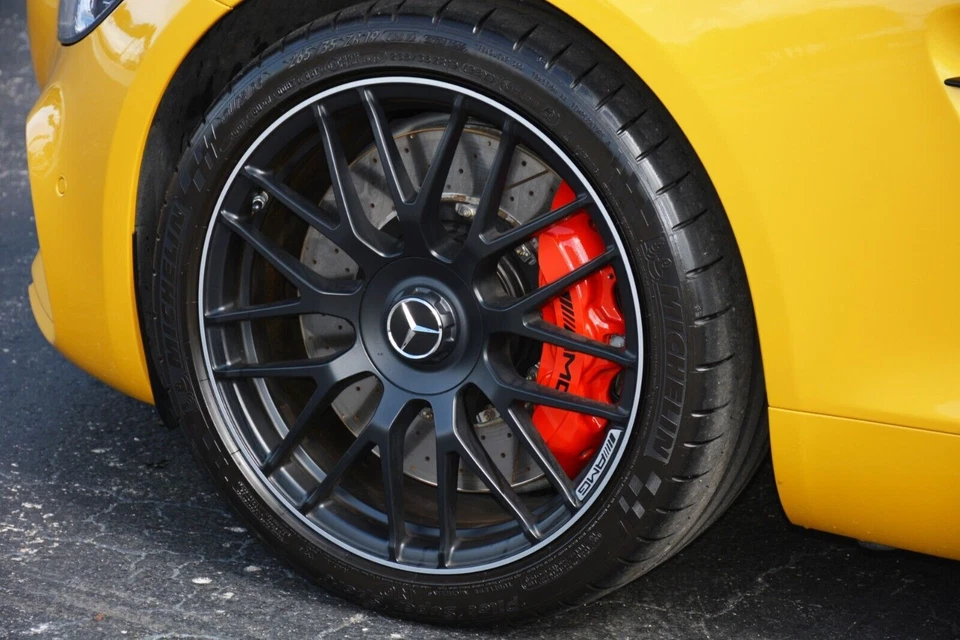 Wheel Center Cap for Mercedes Benz C63s E63s CLS63 A45 SL63 GTS AMG A0004001100 - Image 2 of 4