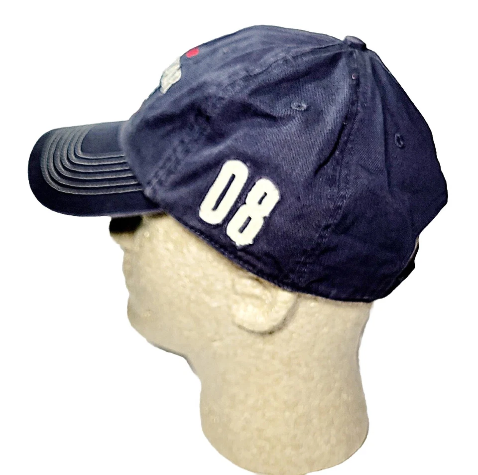 NUEVA YORK YANKEES SOMBRERO ALL STAR GAME 2008 Adj Navy Soft #8 MLB ¡GEMELO NUEVO! Foto 3 de 4