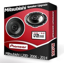 Mitsubishi L200 Casse Portiera Anteriore Pioneer Auto Speaker + Adattatore
