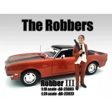 "THE ROBBERS" ROBBER III FIGURE FOR 1:18 SCALE MODELS BY AMERICAN DIORAMA 23885
