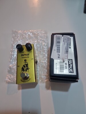 Saphue Gitarre Tremolo Effektpedal Intensität/Rate 
