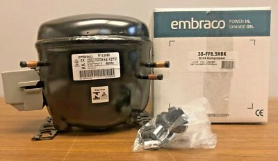 NEW EMBRACO FF8.5HBK 1/4 HP Compressor - 115V AEA4430YXA Replacement