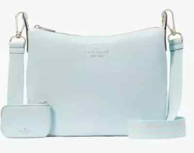 KATE SPADE ROSIE LARGER SHOULDER BAG CROSSBODY COIN POUCH LT BLUE