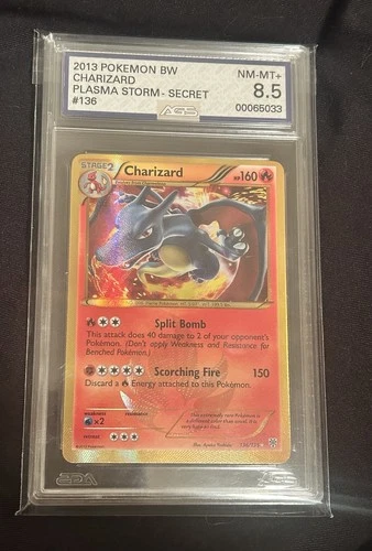Shiny Charizard Plasma Storm Secret Rare BW 2012