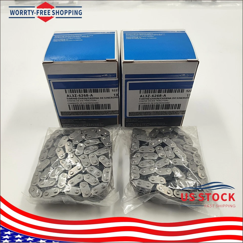 OEM for 10-15 Ford F150 F250 F350 Super Duty V8 6.2L AL3Z6268A Timing Chain Kit - Image 3 of 4