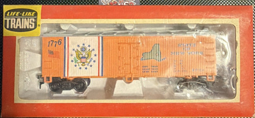 Coche frigorífico Life-Like HO New York 08577 naranja/blanco/azul modelo de ferrocarril | Zustand: New