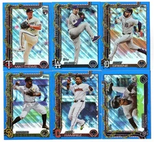 2025 TOPPS HOLIDAY- BLUE & LIGHT BLUE GLITTER PARALLEL- PICK FROM LIST