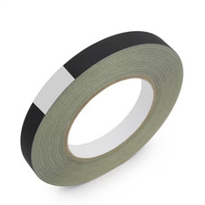 0.5 In. X 100 Ft. Electrical Insulating Fabric Tape Black Heat Resistant for Lap