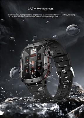 Smart Watch QX11 Bluetooth Military Tactical Rugged Sport Fitness Wristwatch Men