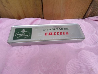 COMPASS VINTAGE A.W. FABER CASTELL BOX/W COMPASs and  protractor