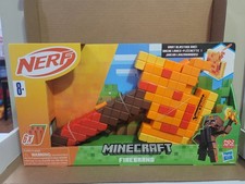 Nerf Minecraft Firebrand Dart Blasting Axe 6 Nerf Darts New Mojang Hasbro