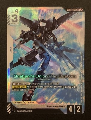 Graham's Union Flag Custom GD03-069 LR - Steel Requiem - Gundam TCG