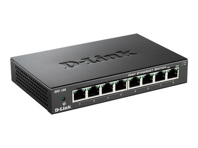 D-Link DES-108 Vollduplex 8x 10/100 Mbps LAN 1 Gbps 2K MAC DES-108/E