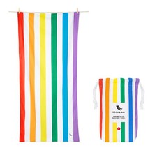 Dock  Bay Beach Towel - Quick Dry, Sand Free - Compact, Lightweight - 100 Recy