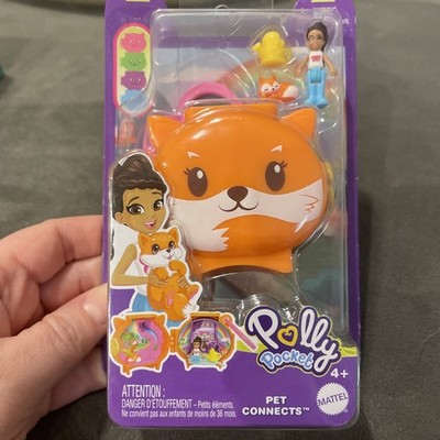 Mattel Polly Pocket Pet Connects Fox GYV99 HRD039 New Nrfb Figures & Playset