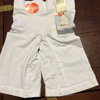 Barely There sz XL Thigh Shaper White  Firm Control Style 4213 NWT $22