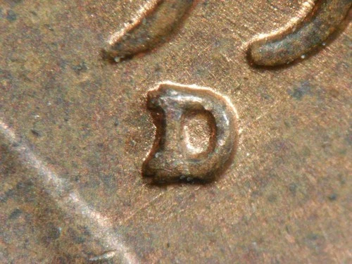 HIGH GRADE MINT ERROR 1953-D LINCOLN WHEAT CENT RPM#26  AU/RB