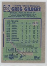1990-91 Topps Blank Front Greg Gilbert #255 0kb5