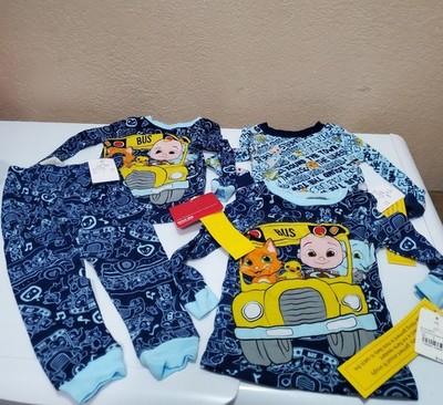 CoComelon Pajamas Boys Size  2T Toddler 100% Cotton Set 