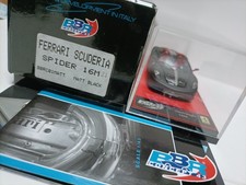 BBR 1:43 Ferrari F430 Scuderia Spider 16M Convertible Matt Black Car Model