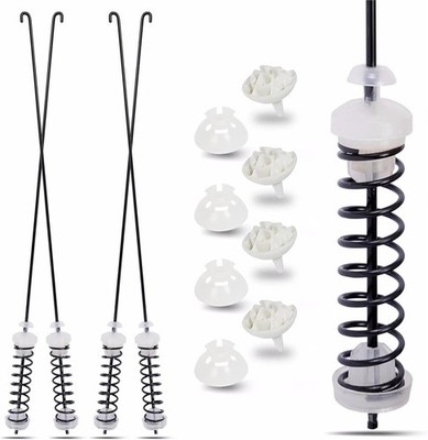 Updated W10780045 Washer Suspension Rods Kit (4 Pack) W10780053, W10537442....