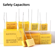 Image of X2 Safety Capacitors 10mm 15mm 20mm 27mm Lead Pitch 275V 0.0047uF to 2.2uF