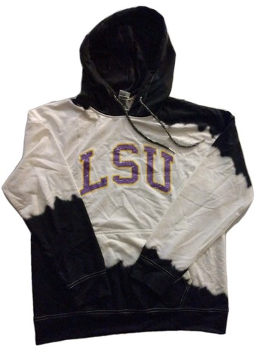 LSU GameDay Couture Lightweight Hoodie Women's Medium NWT Double Dip-Dyed $54.99 - Picture 1 of 10