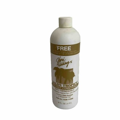 Vtg Jheri Redding Coconut Conditioner Thermoshield Salon Tropics 16 oz Old Stock