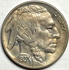 1927P YOU GRADE Full Horn BUFFALO NICKEL AU+ UNC MS ? Beautiful Toning & Color