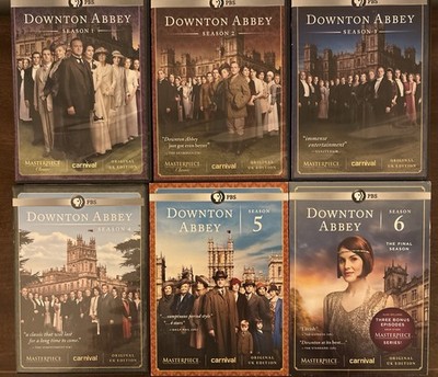 Downton Abbey Complete Series DVD Seasons 1 6 UK PBS Set