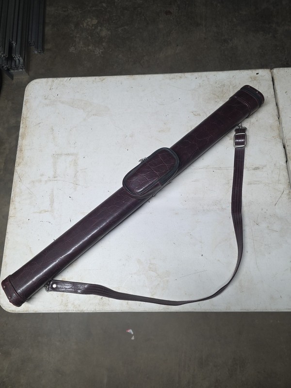Vintage Imperial Pool Cue Case Heavy Duty W Custom Stick A Accessories 