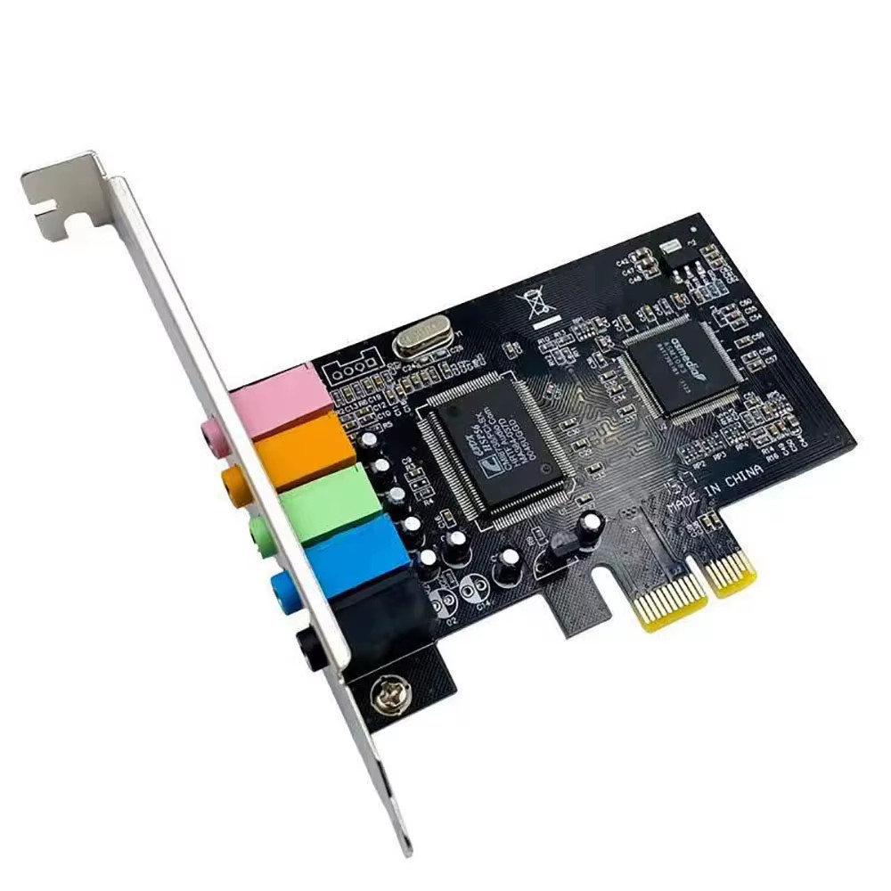 Pcie Sound Card 5.1 PCI Express Sound Effect Surround Card 3D Stereo Audio CMI87