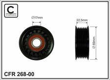 For CAFFARO ROLKI NAPINACZY 268-00 TENSIONER PULLEY