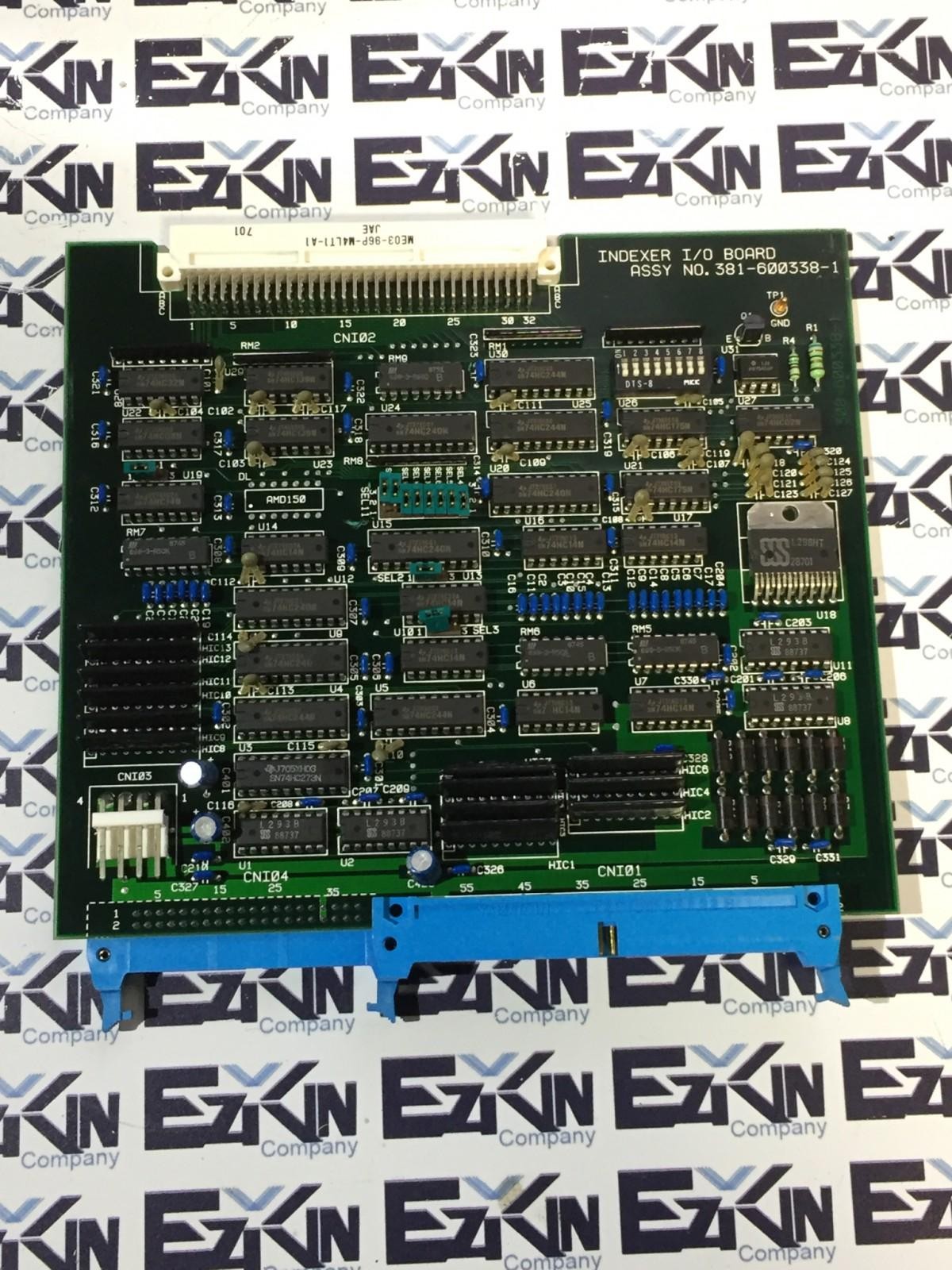 Tokyo Electron Tel 381-600338-1 Indexer I/O Circuit Board