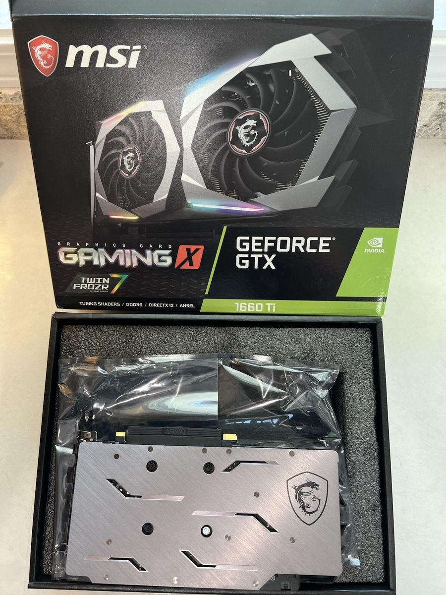 MSI GeForce GTX 1660 Ti Gaming X 6G BV 6GB GDDR6 Graphics Card 912